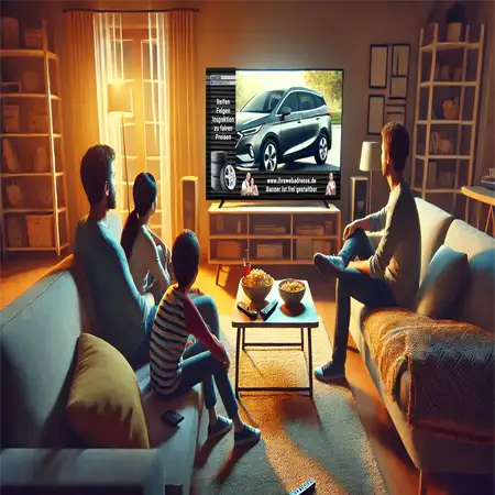 TV-Werbung für Reifenhändler